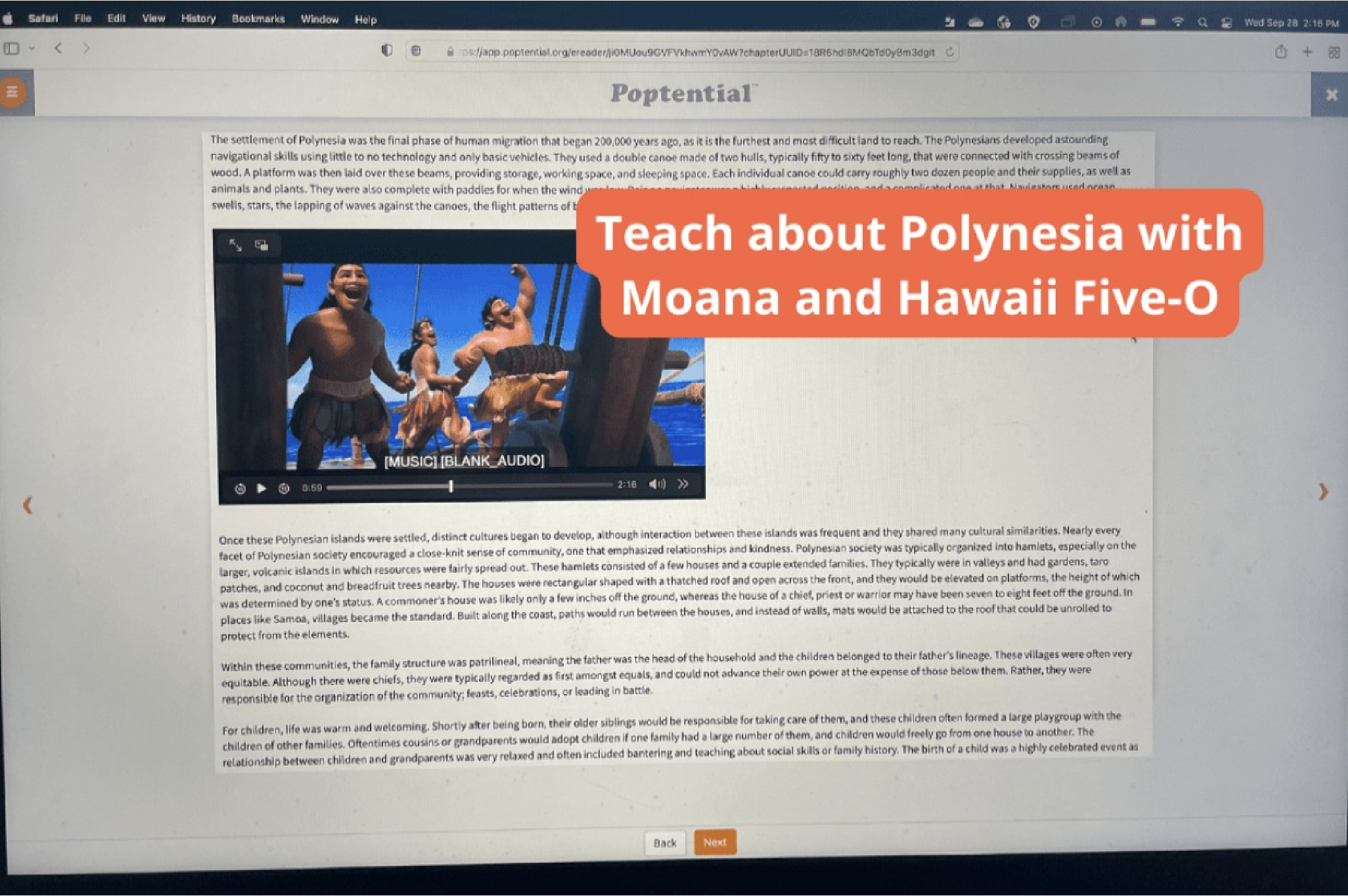 Screenshot With Text Teach About Polynesia With Moana And Hawaii Five 0@2x